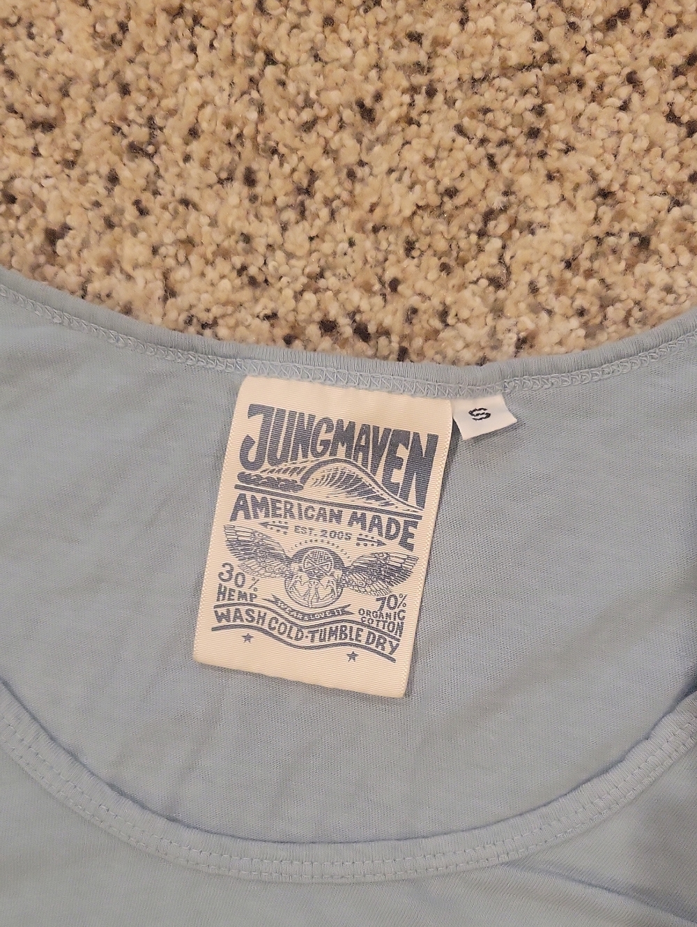 Jungmaven Short Sleeve Tee Shirt Bundle Hemp Organic Cotton Blend Small - Picture 2 of 3